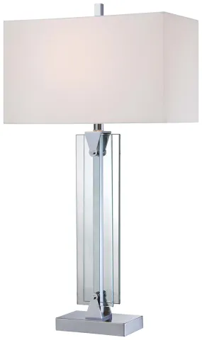 1-Light Table Lamp in Chrome