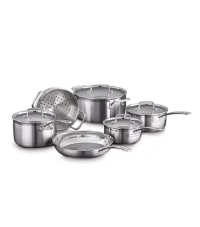 10-Piece Multi-Clad Pro Triple Ply Stainless Steel