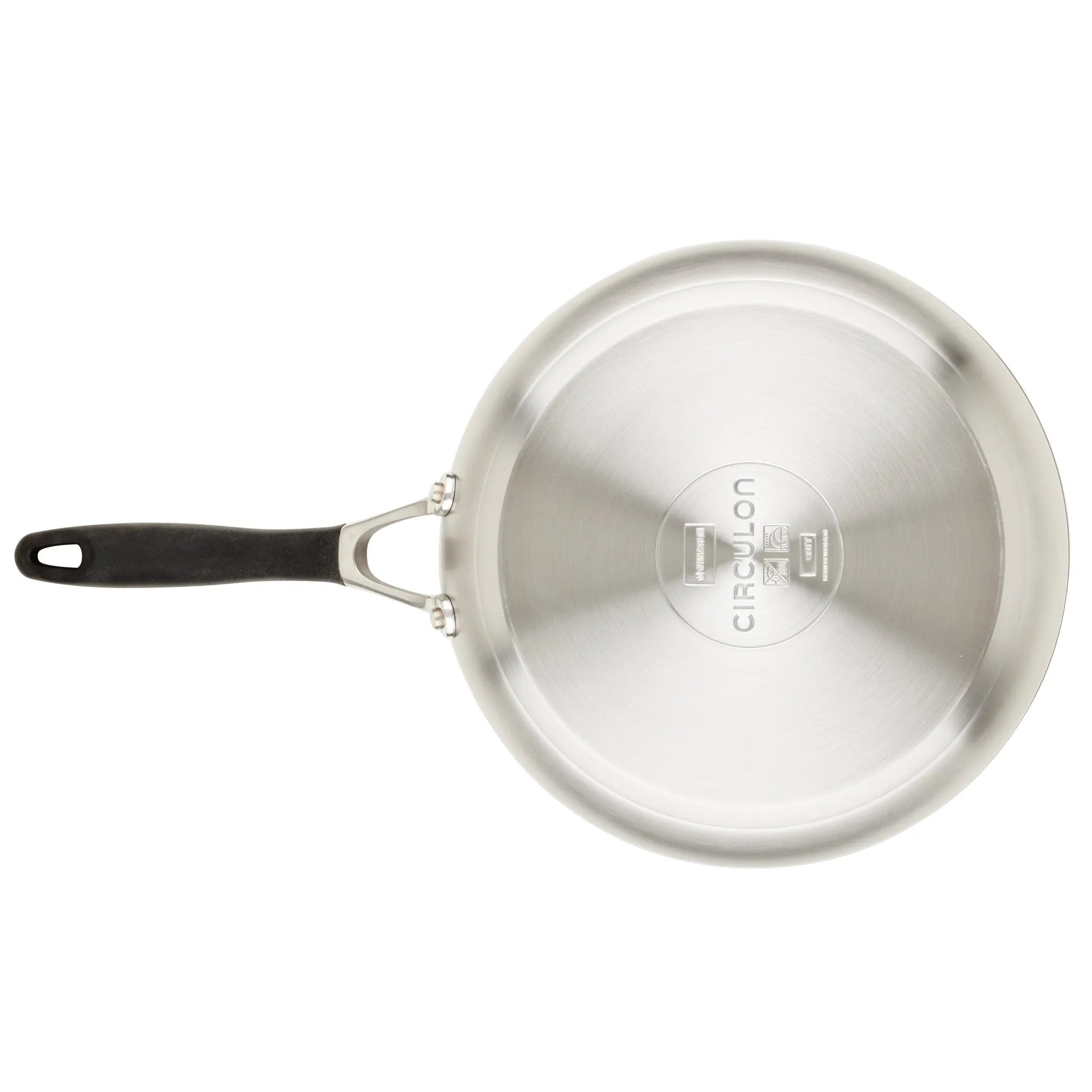 10.25-Inch Stainless Steel and Hybrid Nonstick Frying Pan