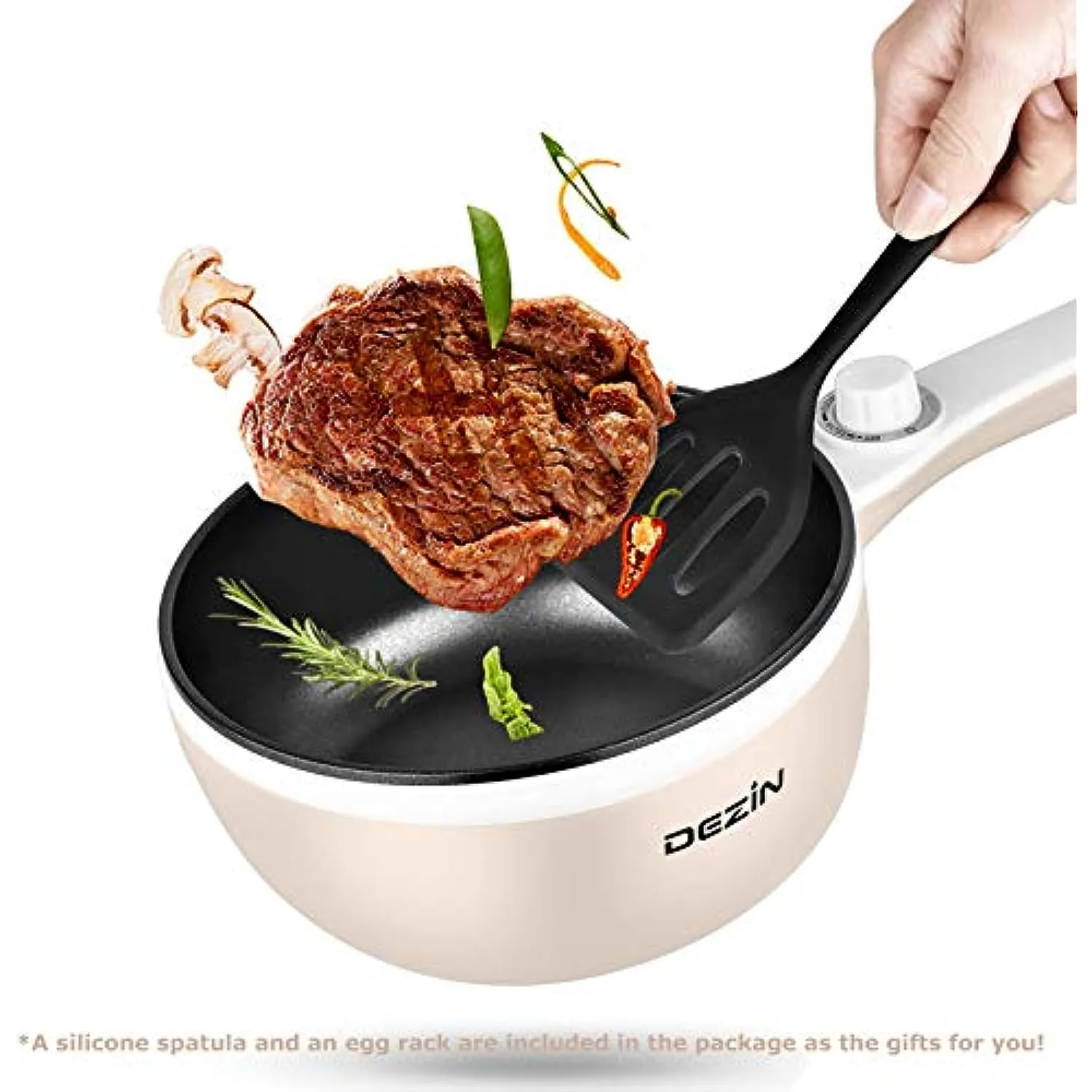 1.5L Mini Portable Hot Pot for Food Warmer With Heat Adjustment