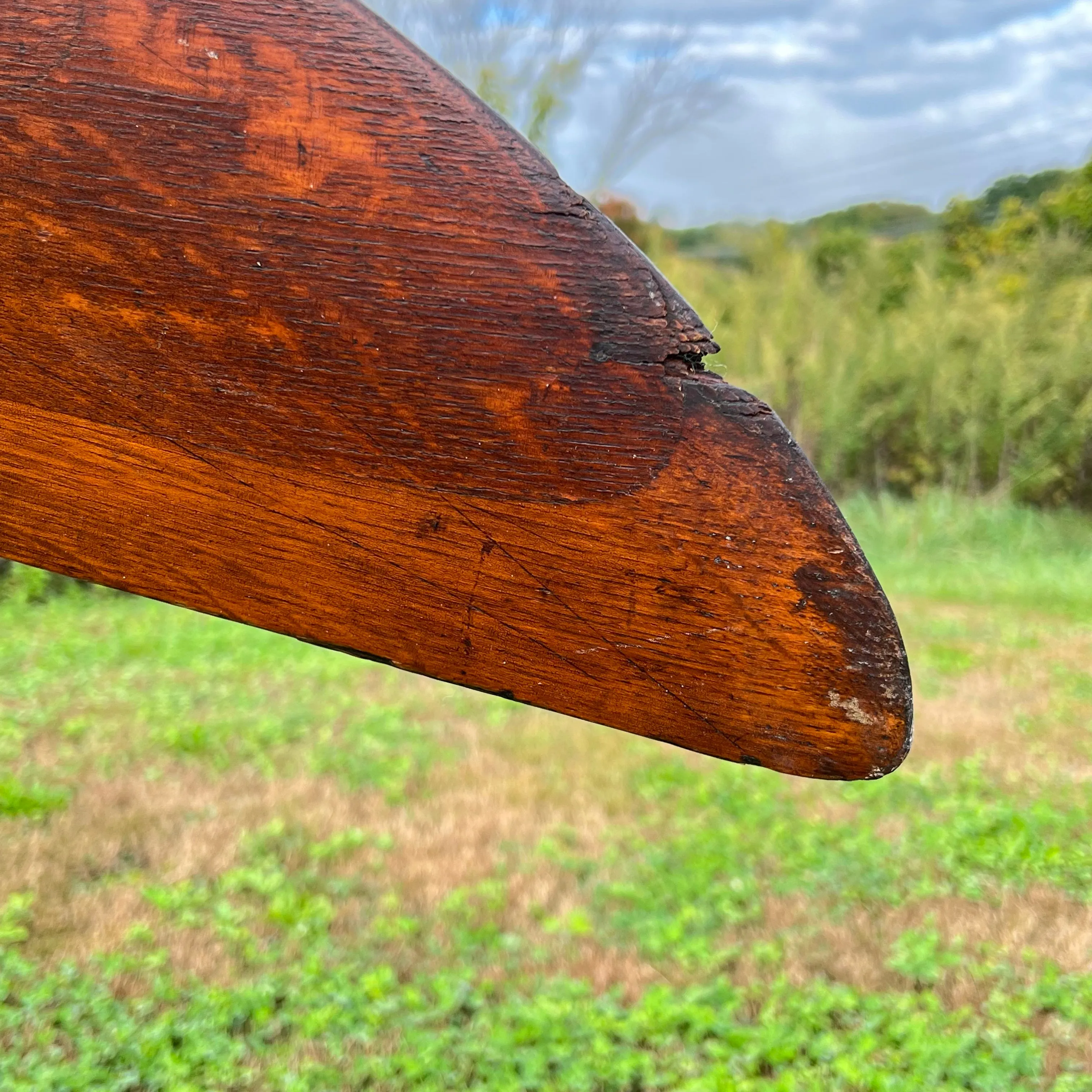 1916 Curtiss Jenny JN4C Canuck WWI Paragon Scimitar Wooden Airplane Propeller