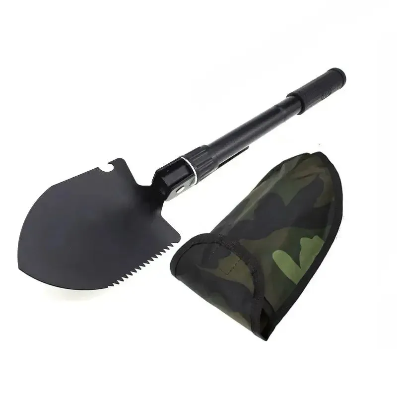 1PC Multifunctional Folding Military Engineer Shovel