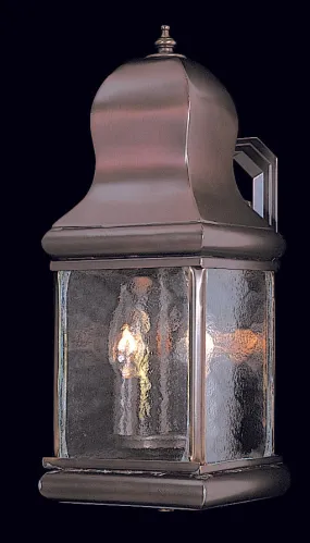 2-Light Mahogany Bronze Marquis Outdoor Wall Mount Lanterns - Elegant Design & Solid Brass Quality