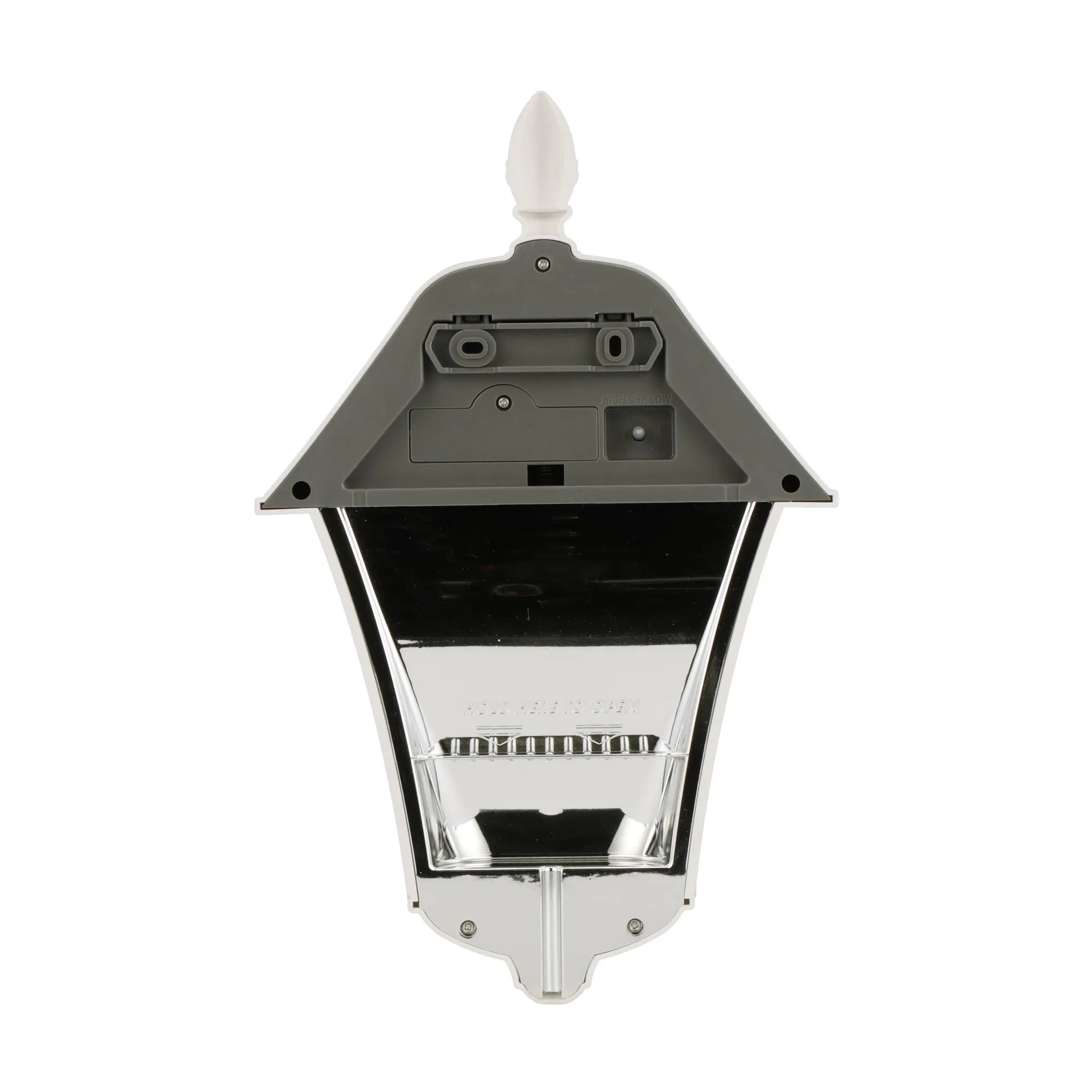 2 Pack Baytown II Sconce Solar Lamp, 100 Lumens, 2W, 2700K, Black or White Finish