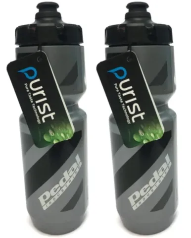 2-Pack PEDALindustries Water Bottle 26oz Purist