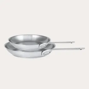 2 stainless steel Frying pans Set