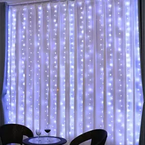 200 LED Curtain Light - White