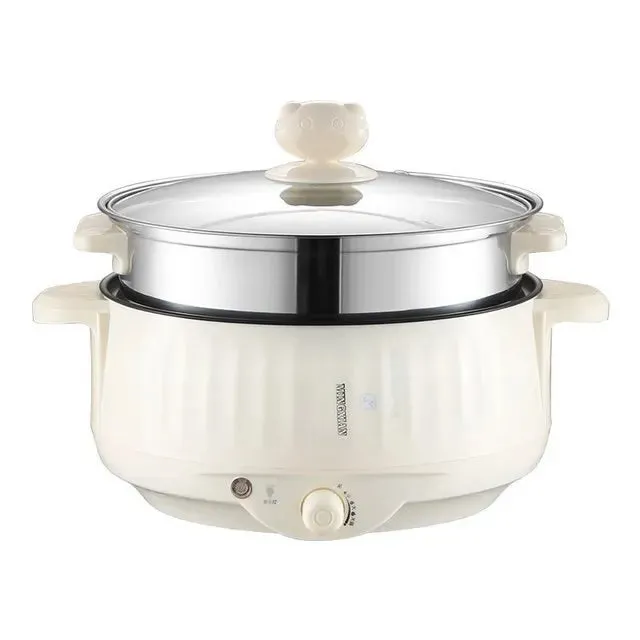 220V Multi Cookers Single/Double Layer Electric Pot 1-2 People Household Non-stick Pan Hot Pot Rice Cooker Cooking Appliances