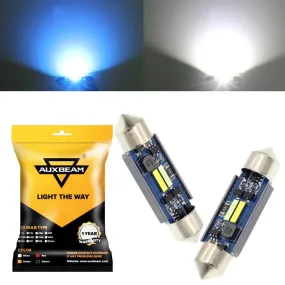 🆕(2pcs/set) Dual Color Switchback 39MM DE3174 3425 6461 11005 12854 1.54" 1860CSP 6500K Cool White& Ice Blue LED Festoon Canbus For Interior Dome Map License Plate Bulbs