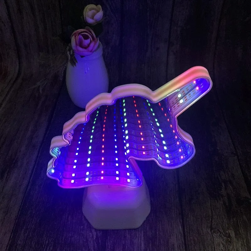 3D LED Night Light Love Heart Lamp