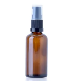 50ml Amber Glass Serum Pump Bottle