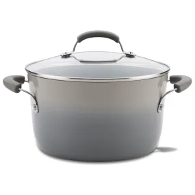 6-Quart Hard Anodized Nonstick Induction Covered Stockpot