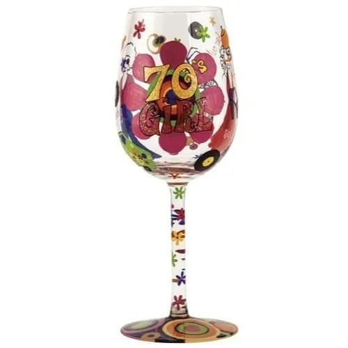 70's Girl Wine Glass by Lolita®