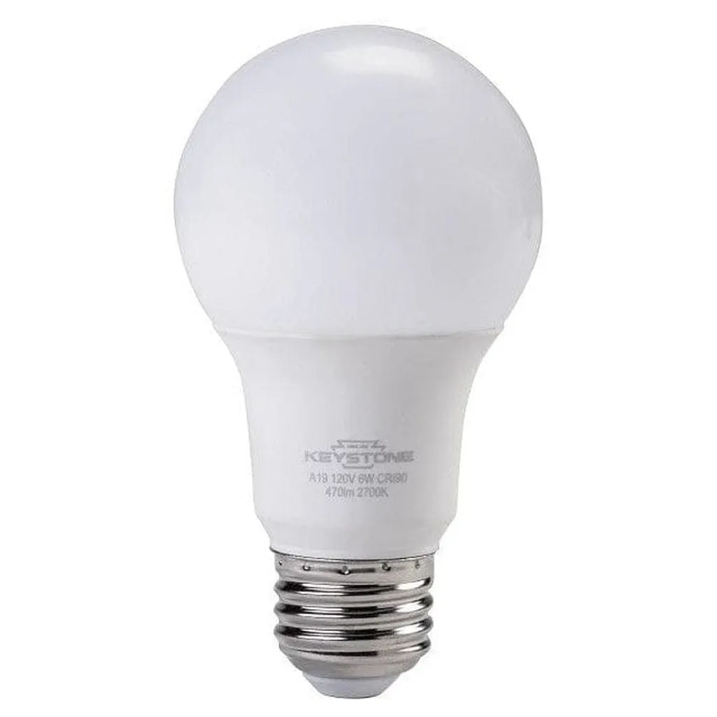 A19 Omni-Directional Bulb, 40W Equivalent, E26 Medium Base, 3000K, 90 CRI