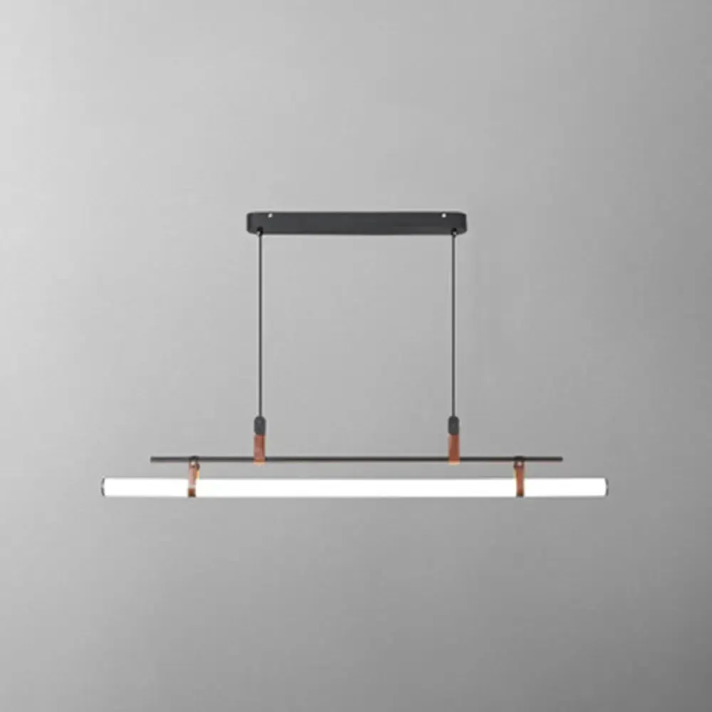 Acrylic Island Pendant Light: Sleek Pole Design with LED: Perfect for Dining Room