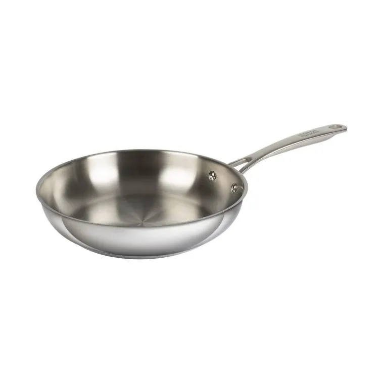 All Around Uncoated Stainless Steel Fry Pan