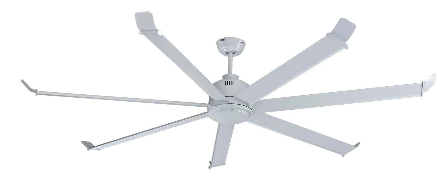 Arctic Chill 7-Blade 80” Ceiling Fan White with Wall control