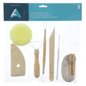 Art Alternatives - Essential Pottery Tools 8pcs