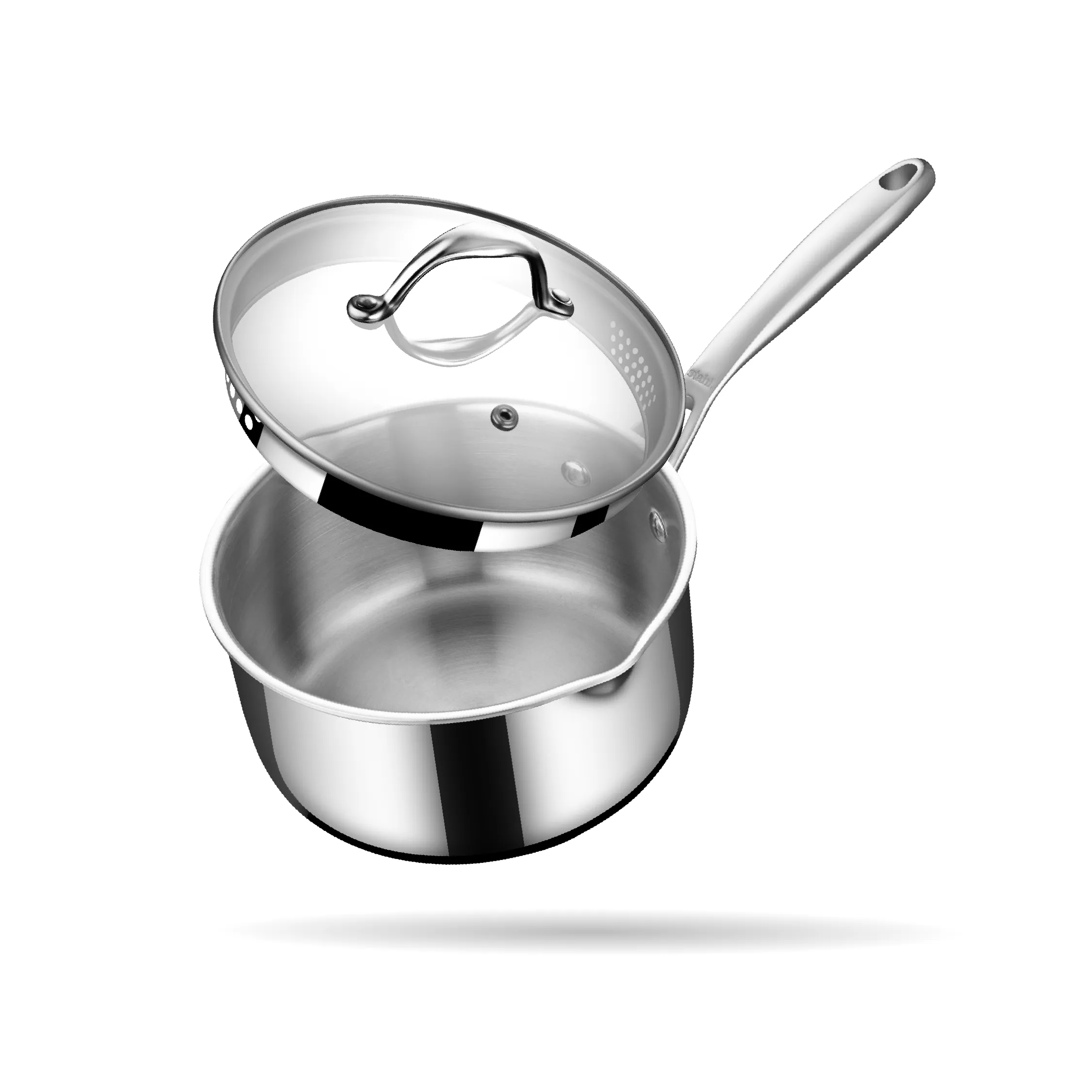 Artisan Saucepan with Strainer Lid