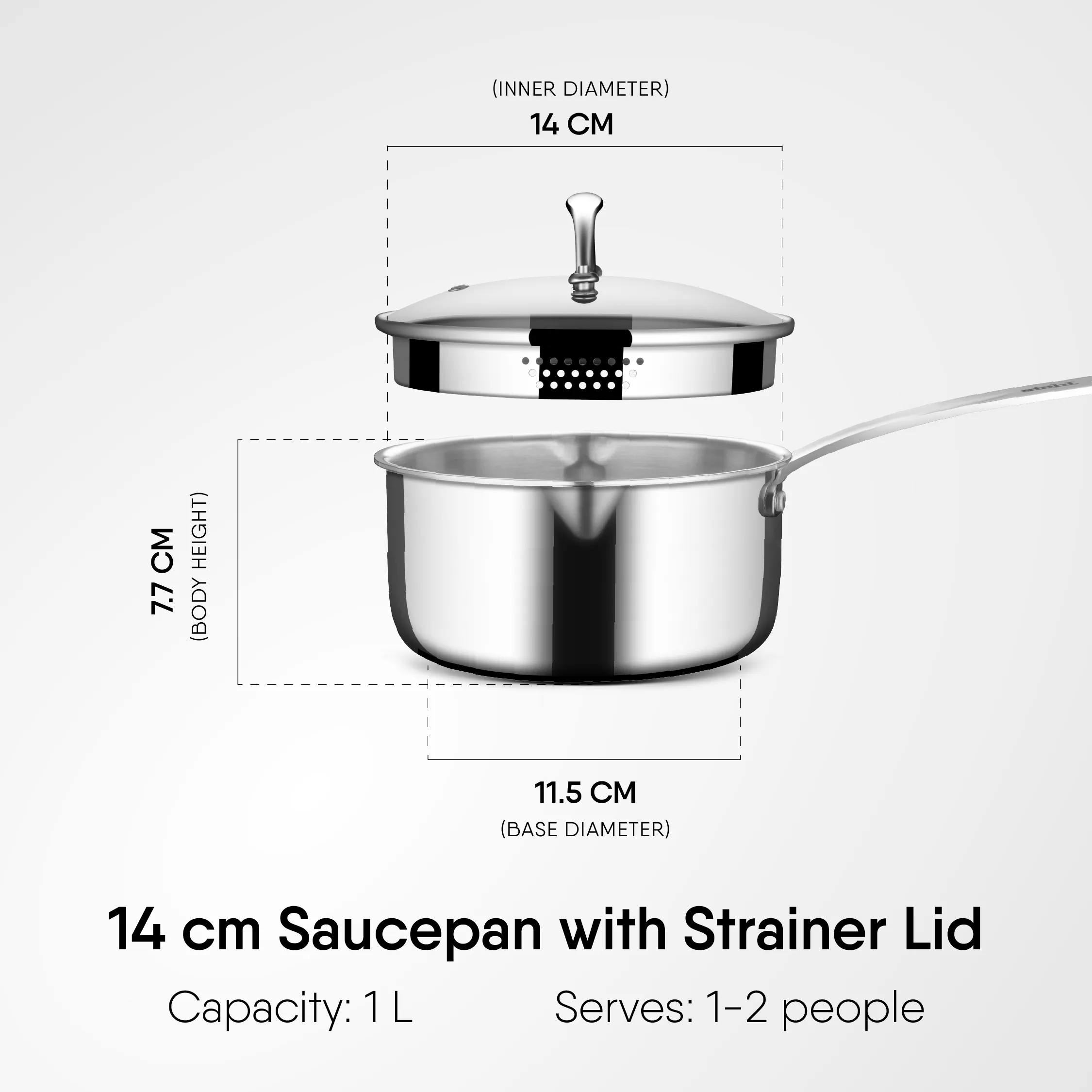 Artisan Saucepan with Strainer Lid