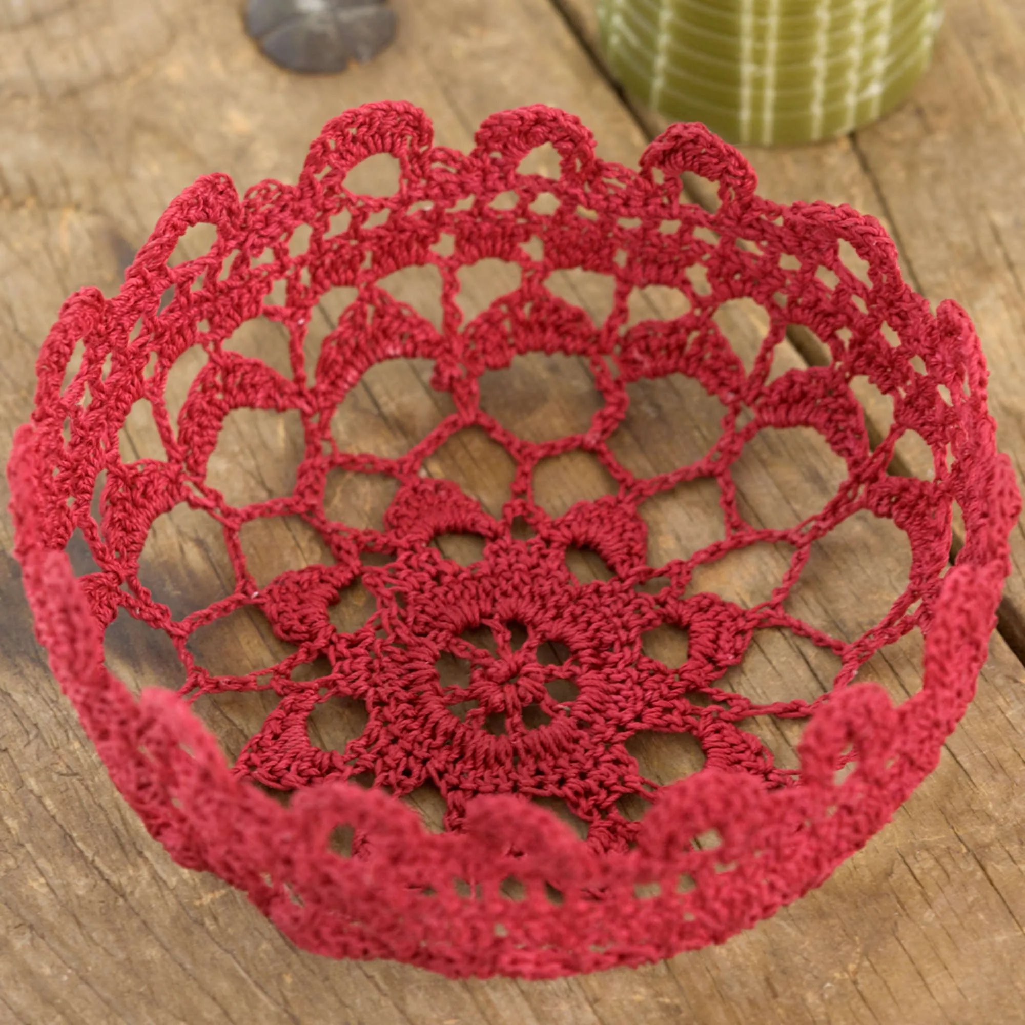 Aunt Lydia's Crochet Filigree Bowl