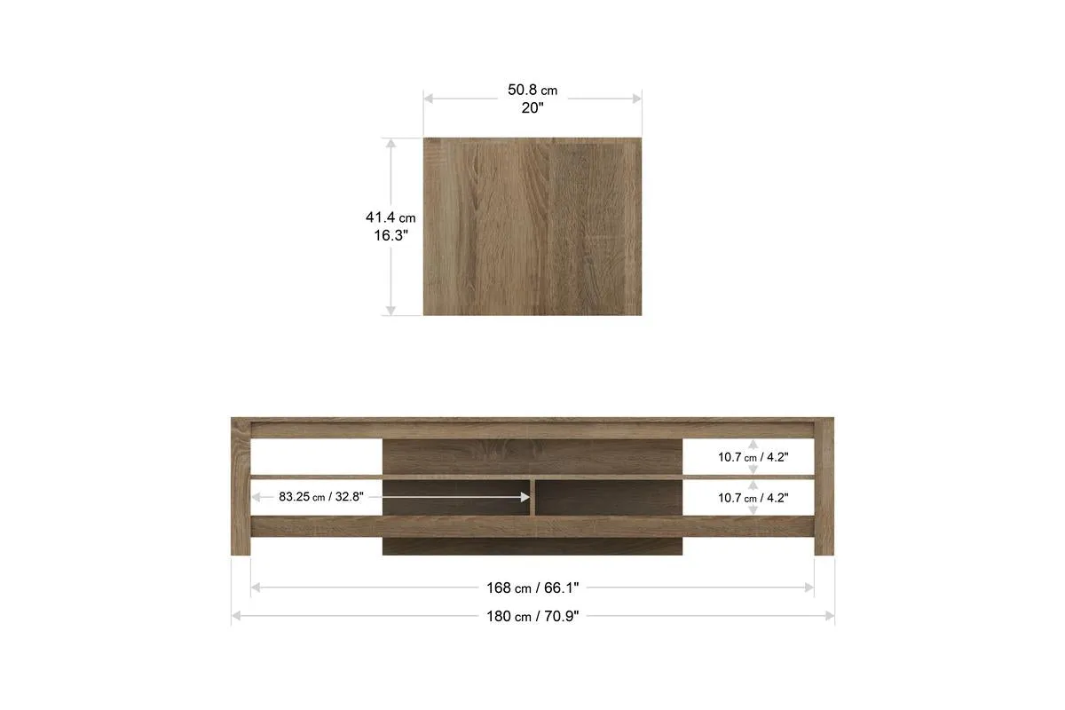 AVF Calibre 1.8m TV Stand | Grey Oak | CA180RGRE