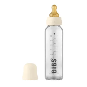 Baby Glass Bottle Set 225ml, Ivory