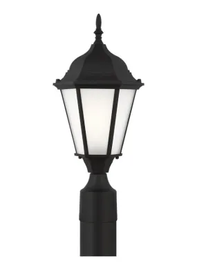 Bakersville Collection - One Light Outdoor Post Lantern | Finish: Black - 82941EN3-12