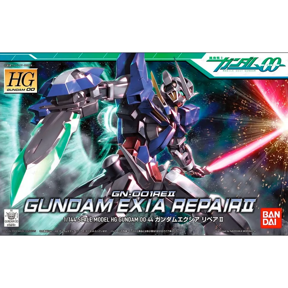 Bandai Spirits: Gundam 00 - HG00 1/144 Gundam Exia Repair II Model Kit #44