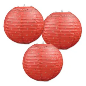 Bandana Paper Lanterns - 3 Pack 9½"