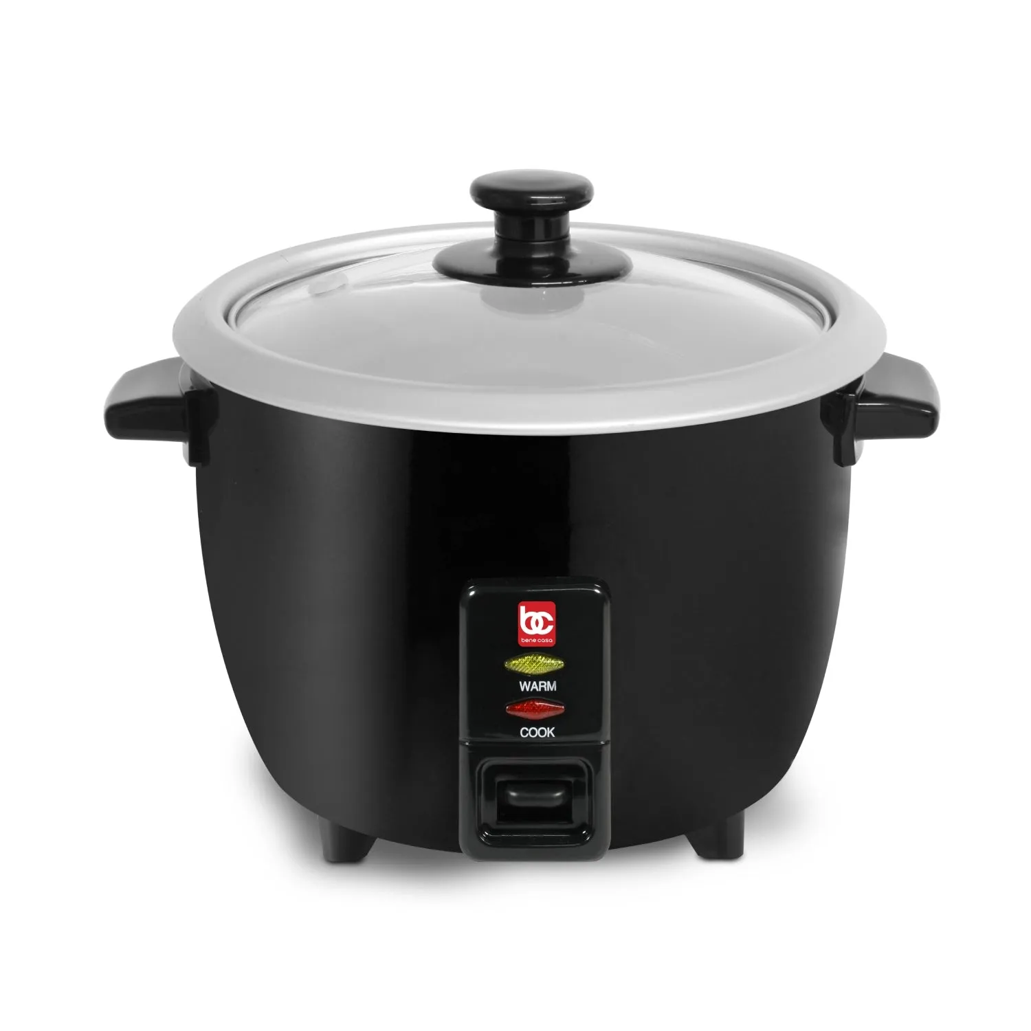 Bene Casa Black 6-Cup Rice Cooker