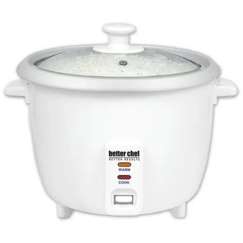 Better Chef 8-Cup - 16-Cup Cooked - Rice Cooker with Measuring Cup and