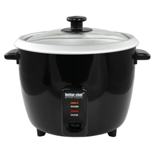 Better Chef 8-Cup - 16-Cup Cooked - Rice Cooker with Measuring Cup and