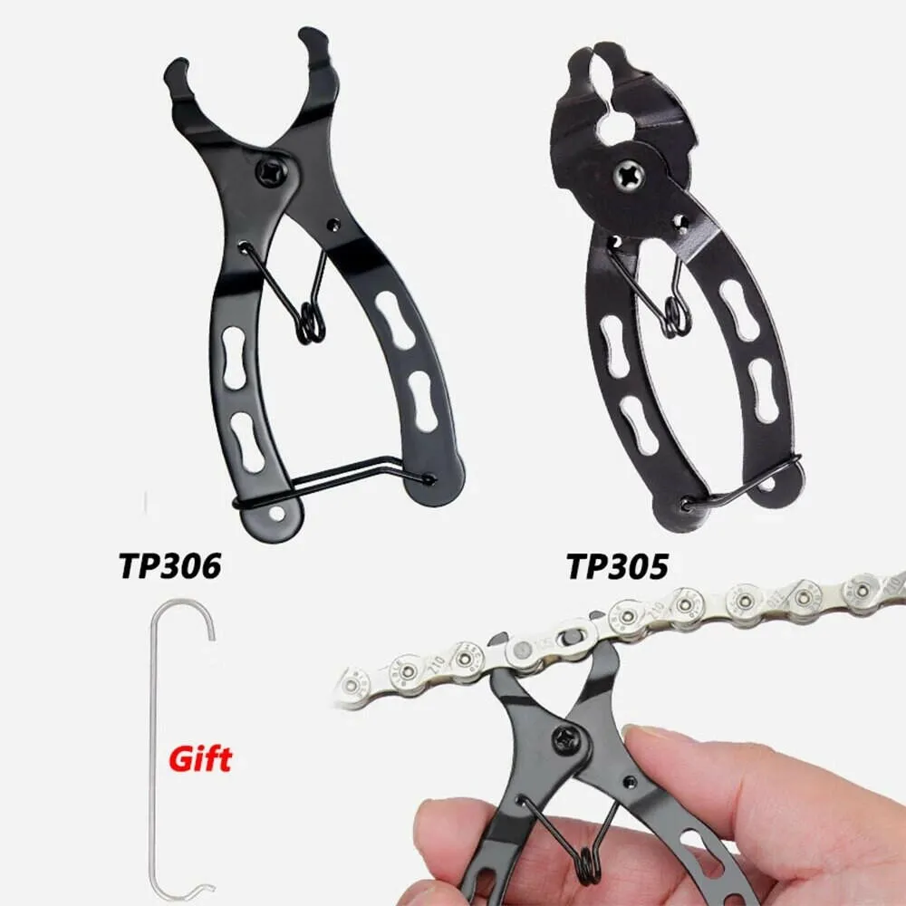 Bike Chain Quick Link Tool Mini Bike Chain Clamp Chain Link Magic Buckle Pliers Bike Tool Removal Quick Repair Bicycle Tools