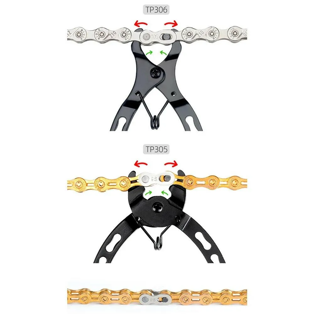 Bike Chain Quick Link Tool Mini Bike Chain Clamp Chain Link Magic Buckle Pliers Bike Tool Removal Quick Repair Bicycle Tools