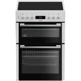 Blomberg HKN65W 60cm Double Oven Electric Cooker with Ceramic Hob - White