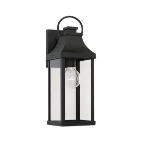 Bradford 1-Light Outdoor Wall Lantern in Black