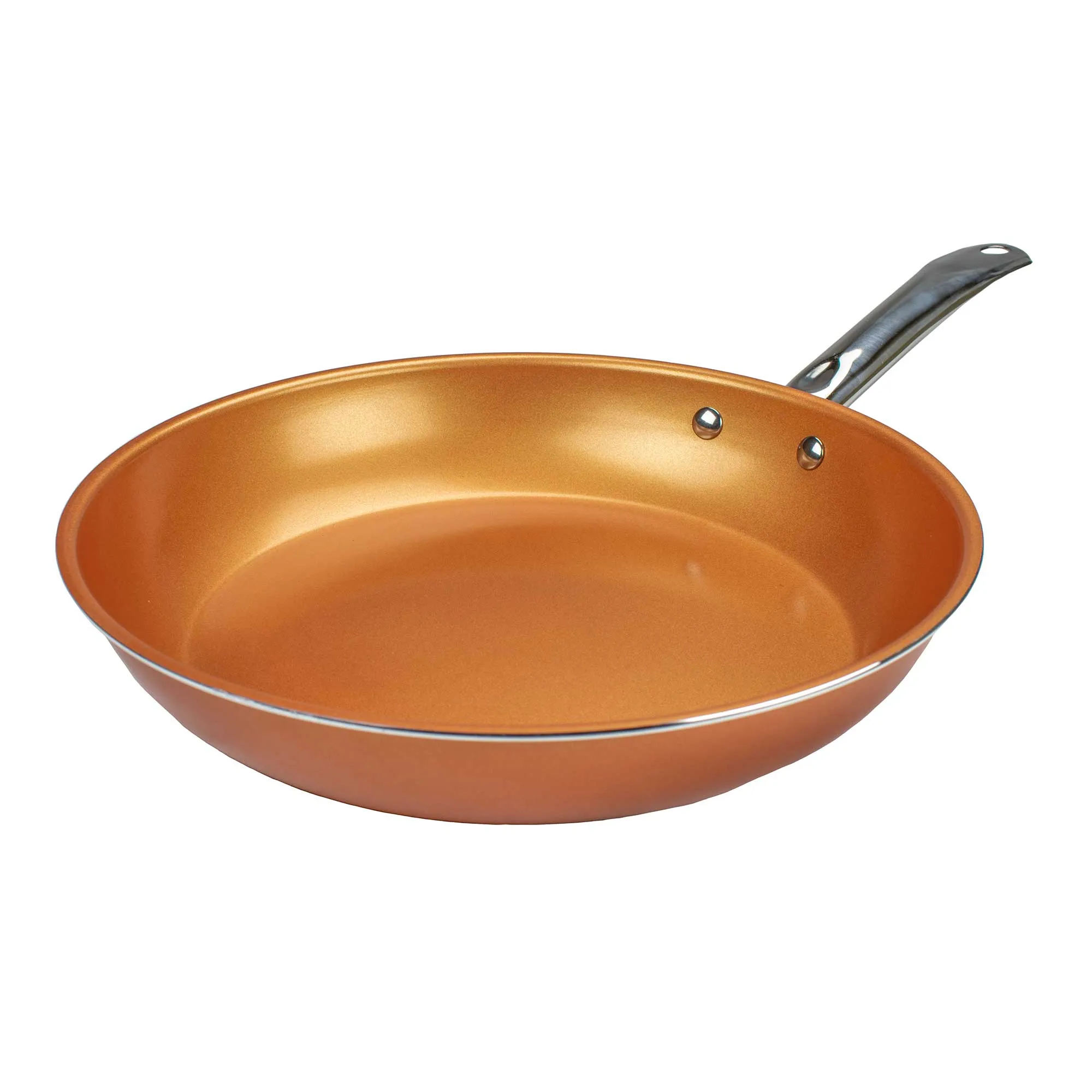 Brentwood BFP-2810C 8-inch and 10-inch Non-Stick Induction Copper Frying Pan Set