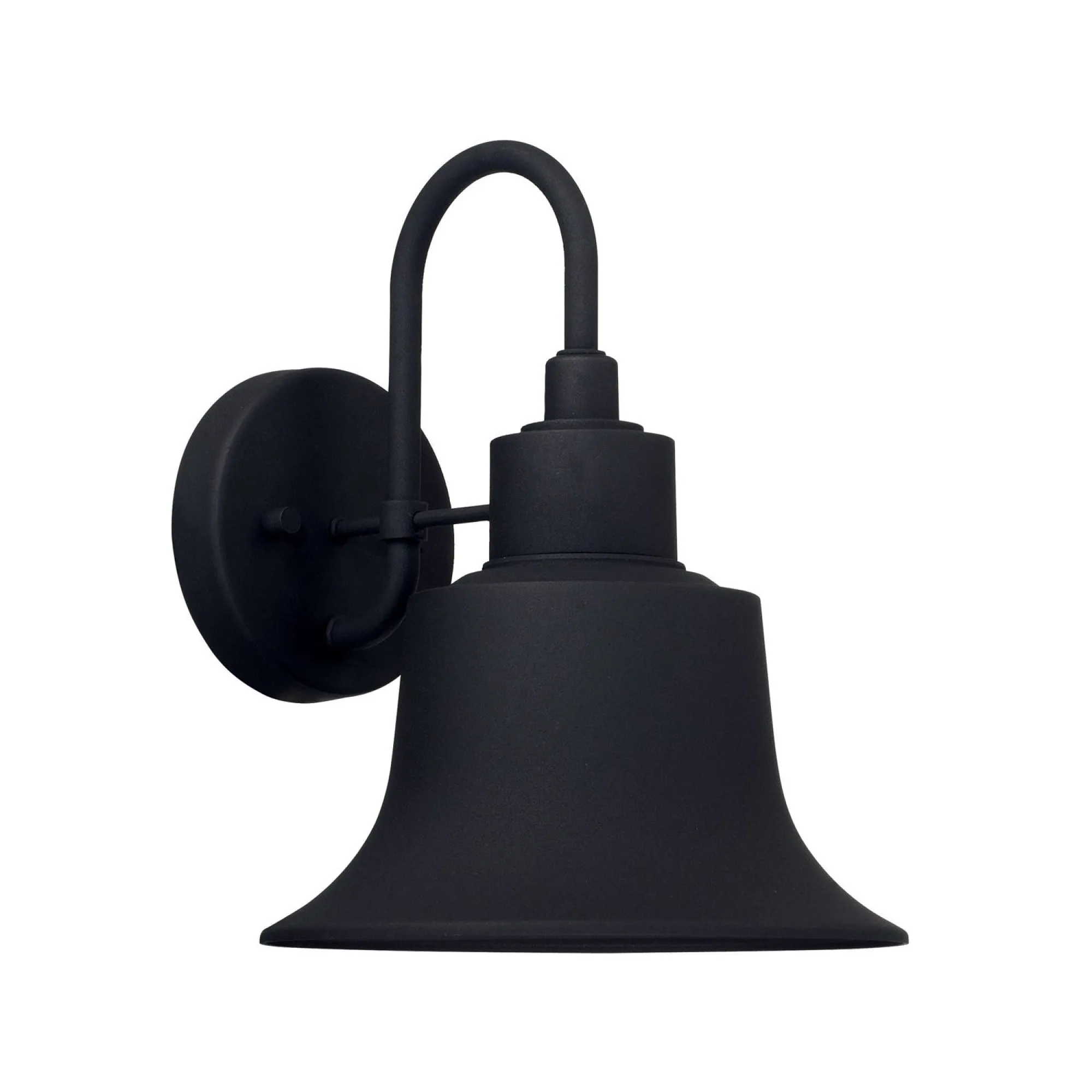 Brock Coastal Outdoor Wall Lantern - 11.5" - Black