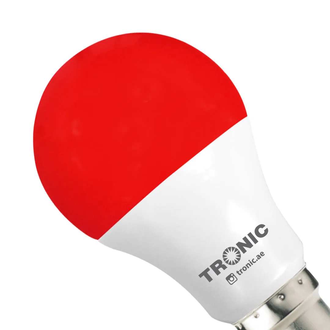 Bulb LED 3 Watts Red B22 (Pin)