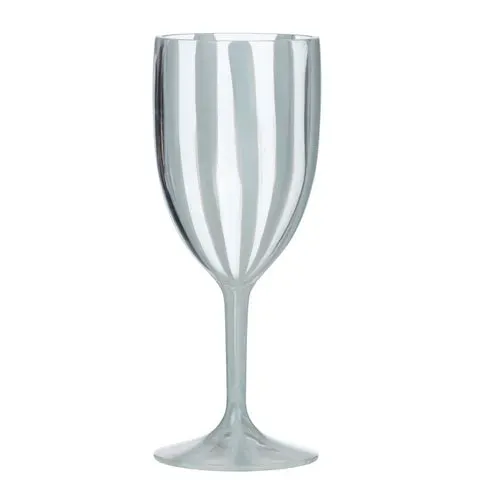 Cabana Acrylic Glassware | Blue Stripe