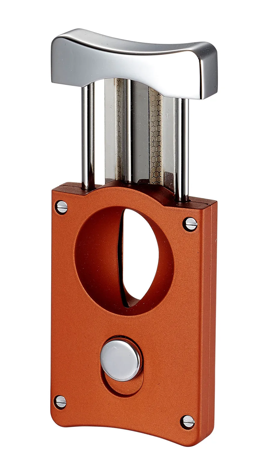 Caseti Wedge V Cigar Cutter - Burnt Orange