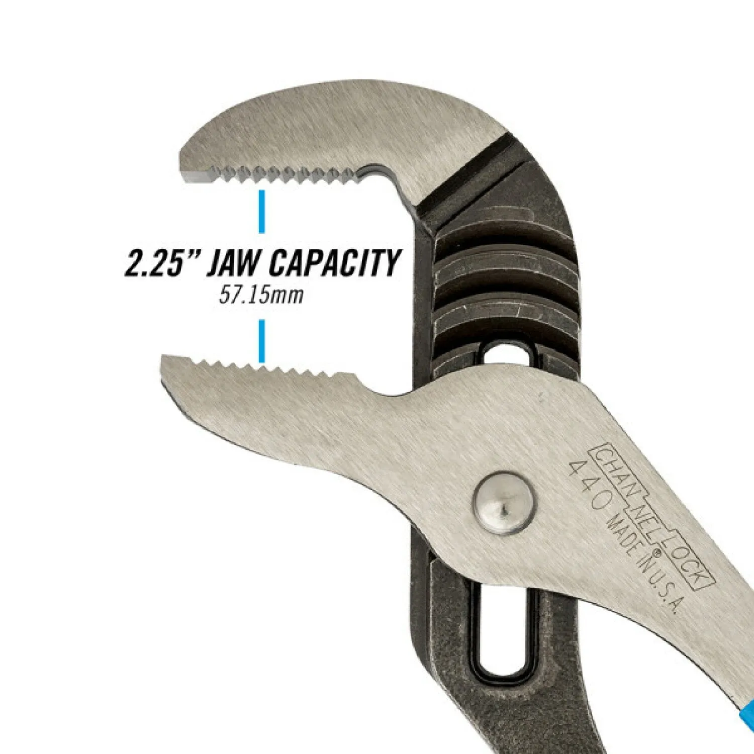 Channellock 440 12-Inch Straight Jaw Tongue & Groove Pliers