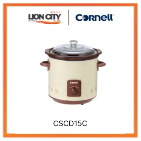 Cornell Electric Slow Cooker 1.5L Ceramic Pot CSCD15C