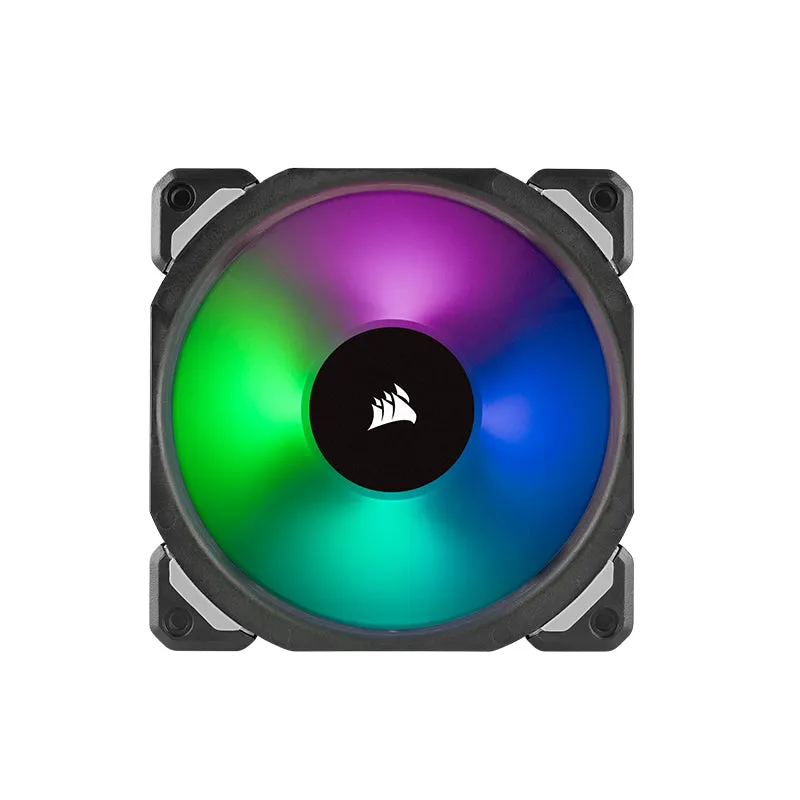 CORSAIR ML120 Pro iCUE RGB 3pcs 120mm Desktop System Unit Cooling Fan Pack with Included Lighting Pro Hub, 1600 RPM Fan Speed, Magnetic Levitating Blade for PC Computer | CO-9050076-WW