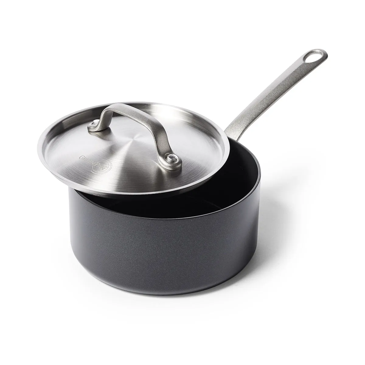 Craft Noire Ceramic Nonstick 2.2-Quart Saucepan with Lid