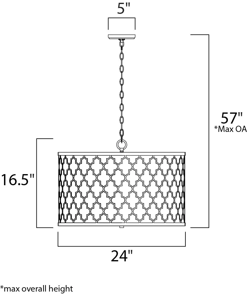 Crest 4-Light Pendant