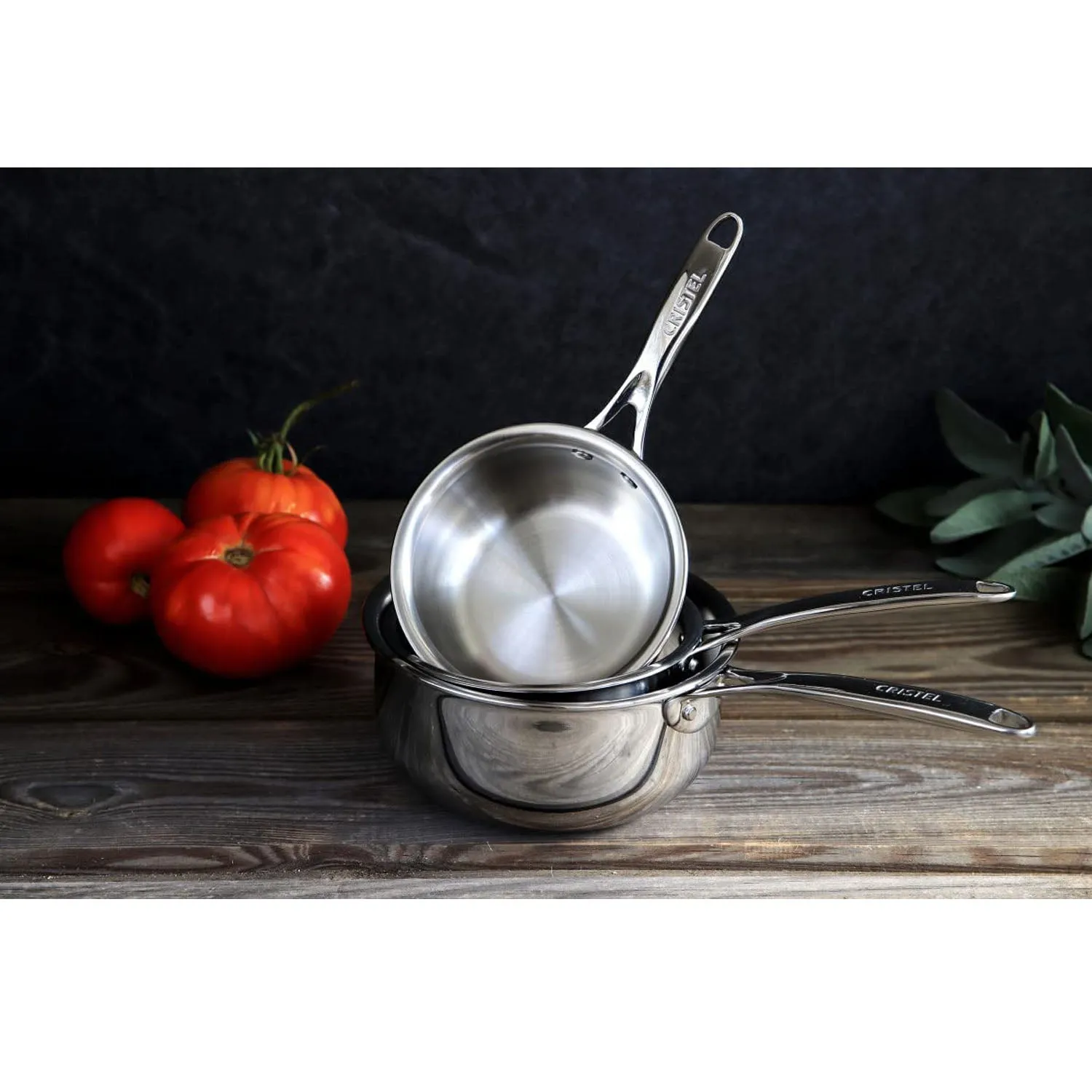 Cristel 9 cm Stainless Steel Mini Saucepan