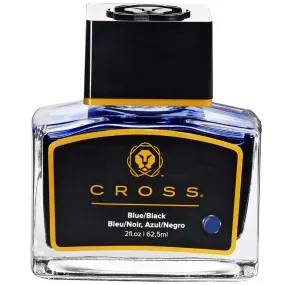 Cross Ink Bottle - Blue/Black Single Fountain Pen, 62.5 ml | 8945S-3