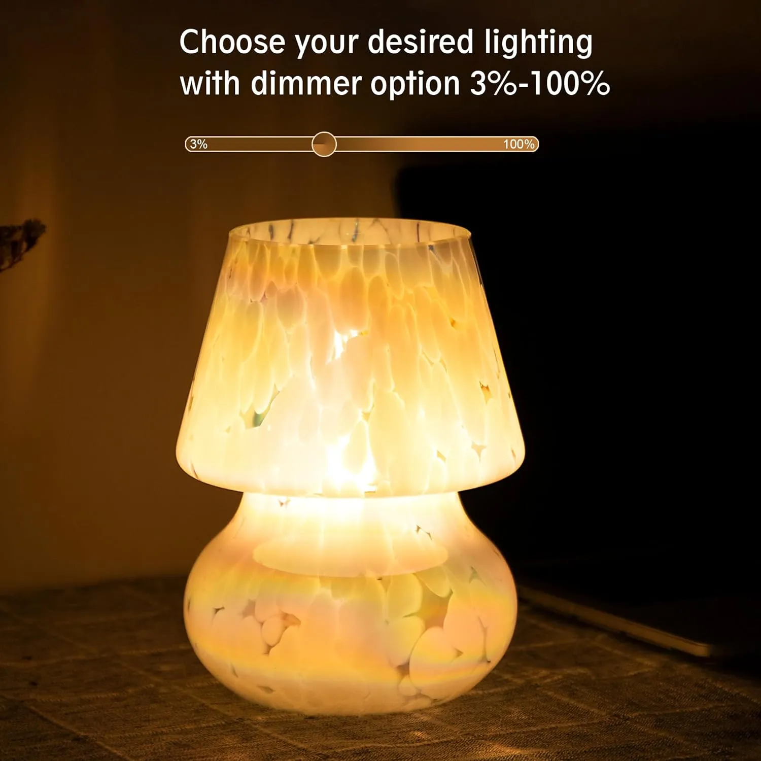 Cute Small Night Light, Mushroom Decor Light for Ambient